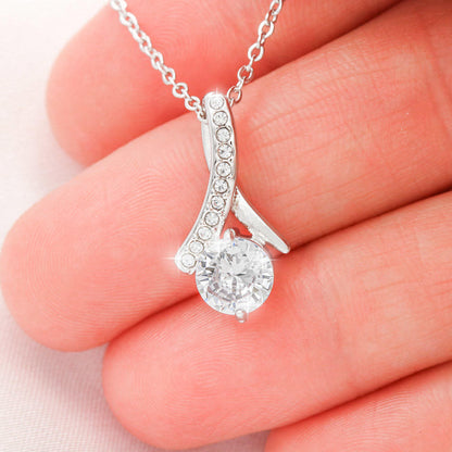 Amazing Girlfriend I Will Always Choose You Alluring Pendant Necklace