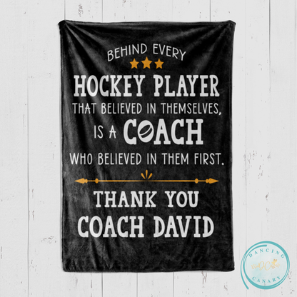 Hockey Coach Blanket