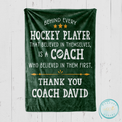 Hockey Coach Blanket