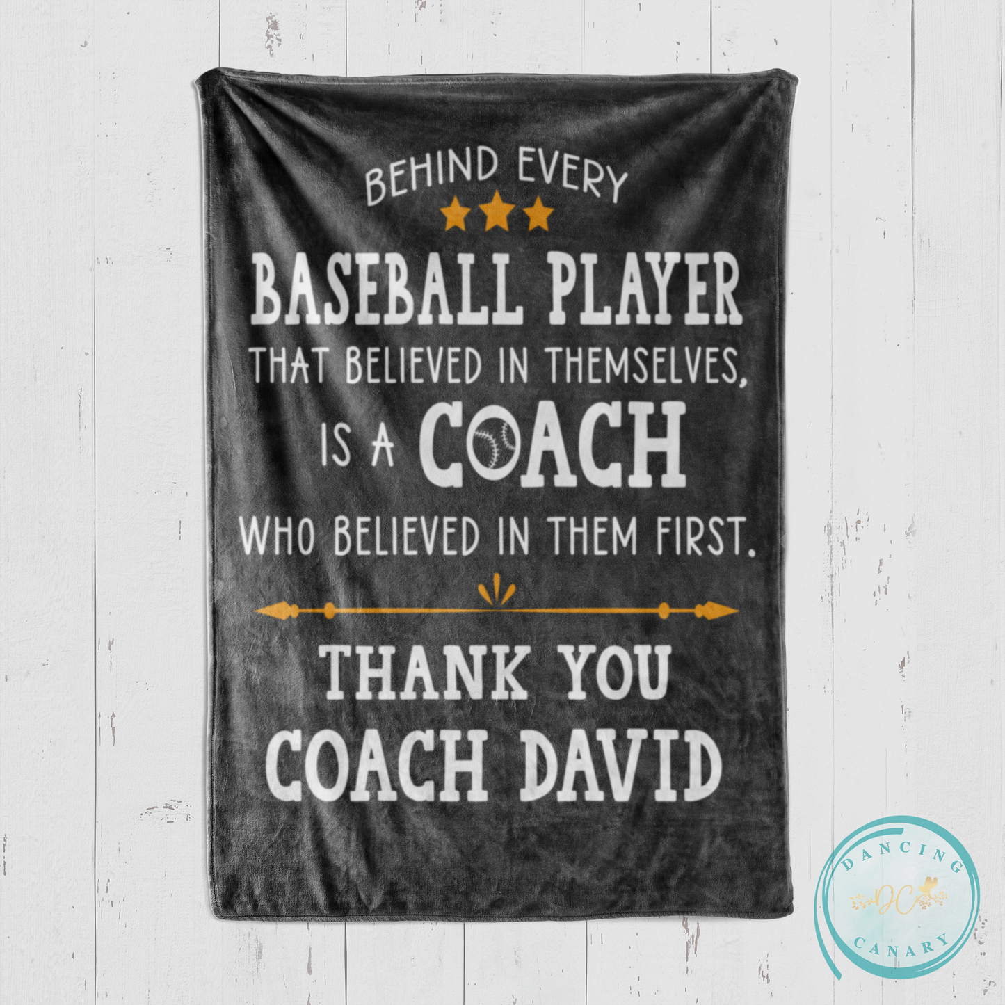 Baseball Coach Blanket