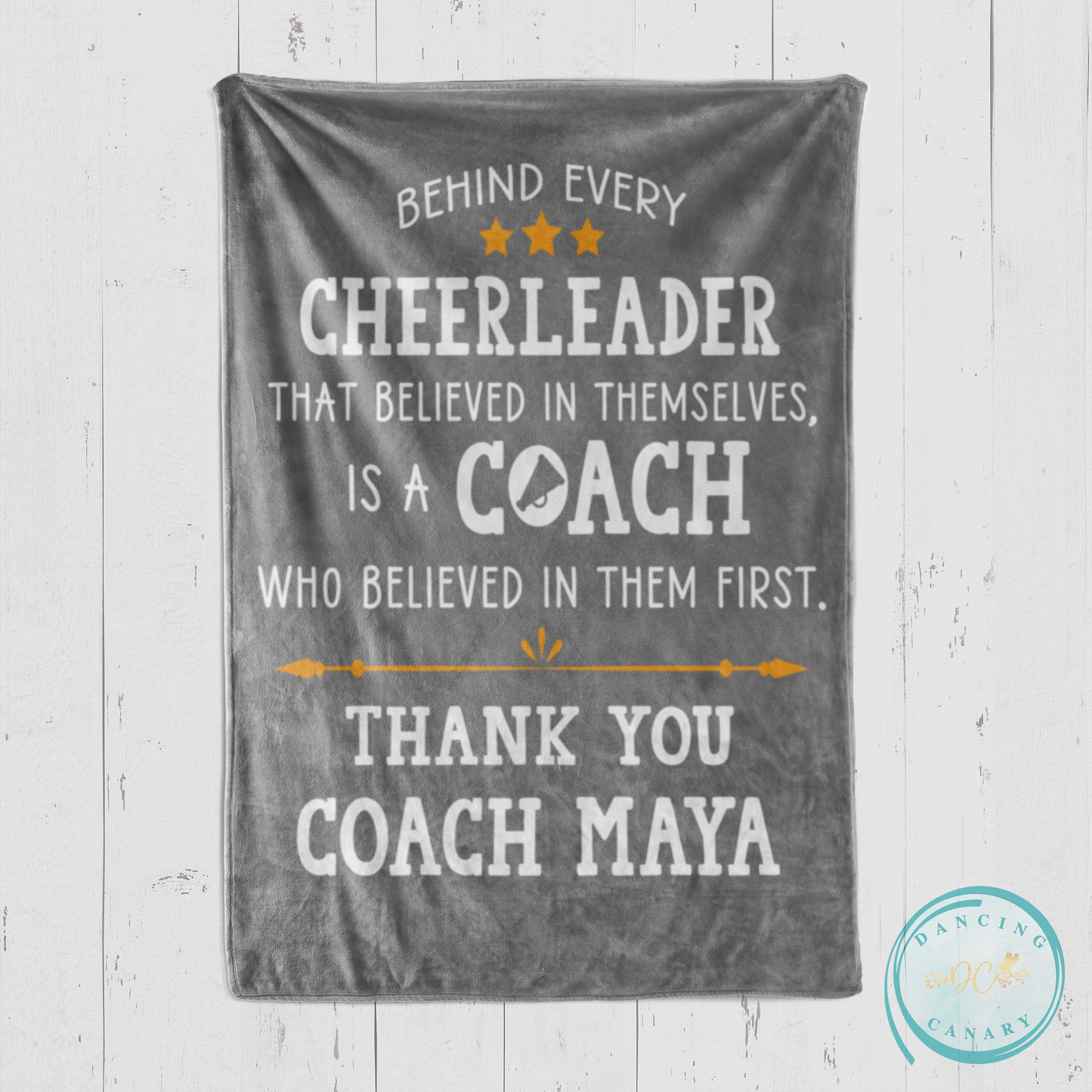 Cheer Coach Blanket