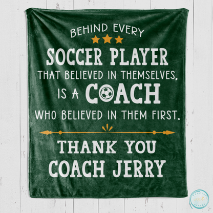 Soccer Coach Blanket