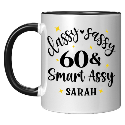 Classy Sassy 60 & Smart Assy Birthday Mug