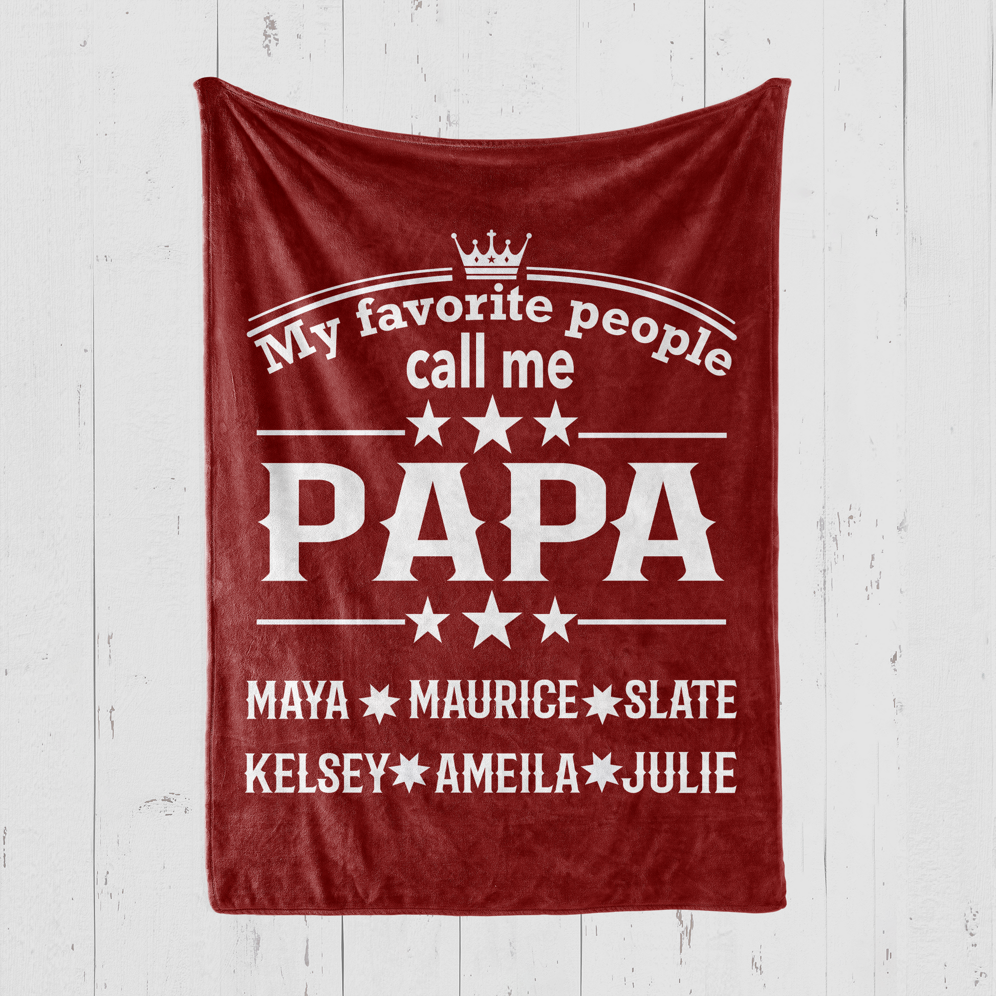 My Favorite People Call Me Papa Blanket