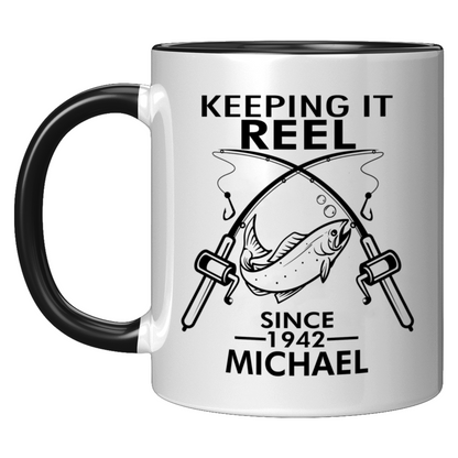 Keeping it Reel Since 1942 Mug