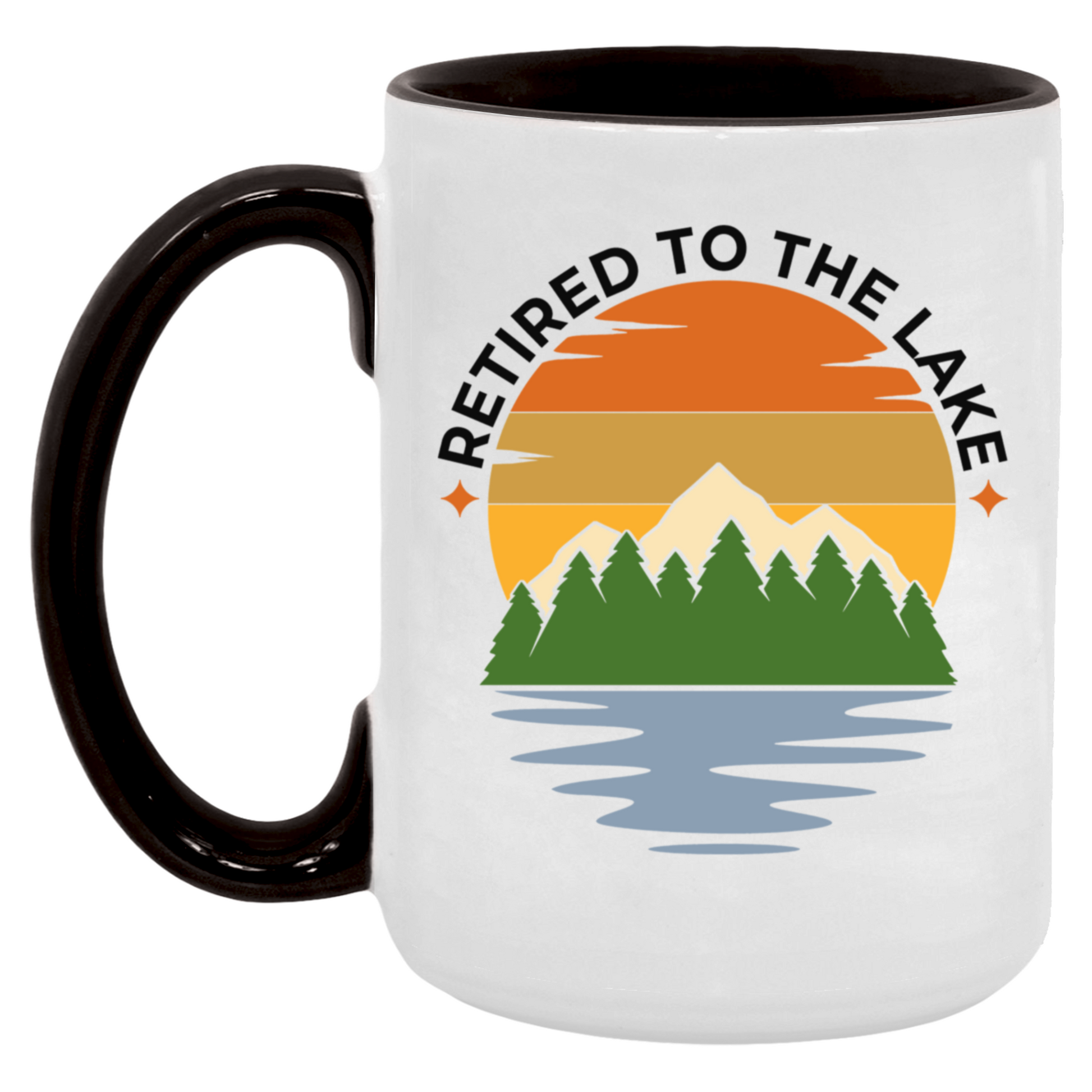 Retired to the Lake Mug