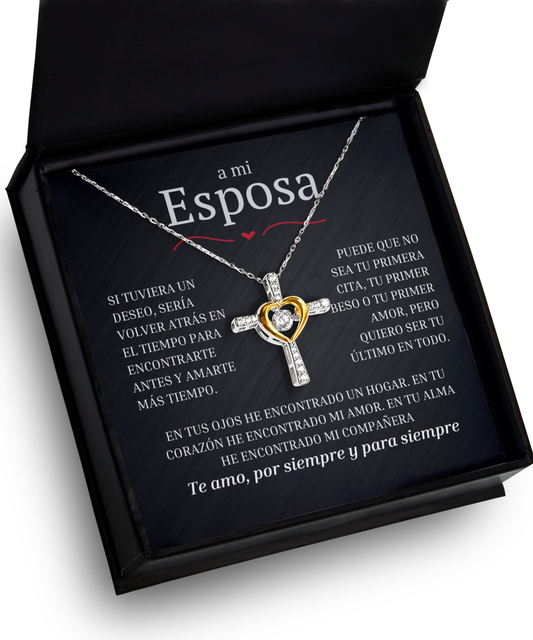 A Mi Esposa Cross Necklace