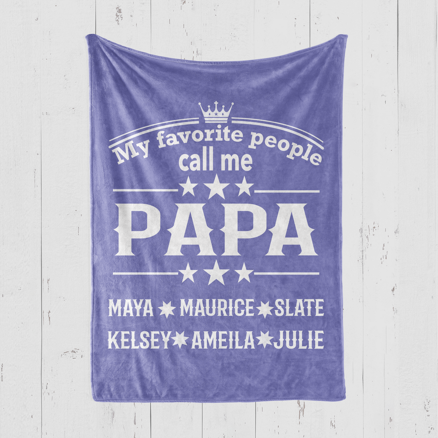 My Favorite People Call Me Papa Blanket