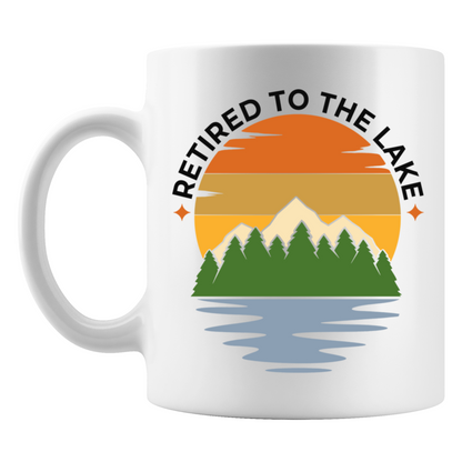 Retired to the Lake Mug