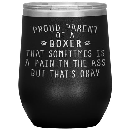 Proud Parent of a Boxer Tumbler