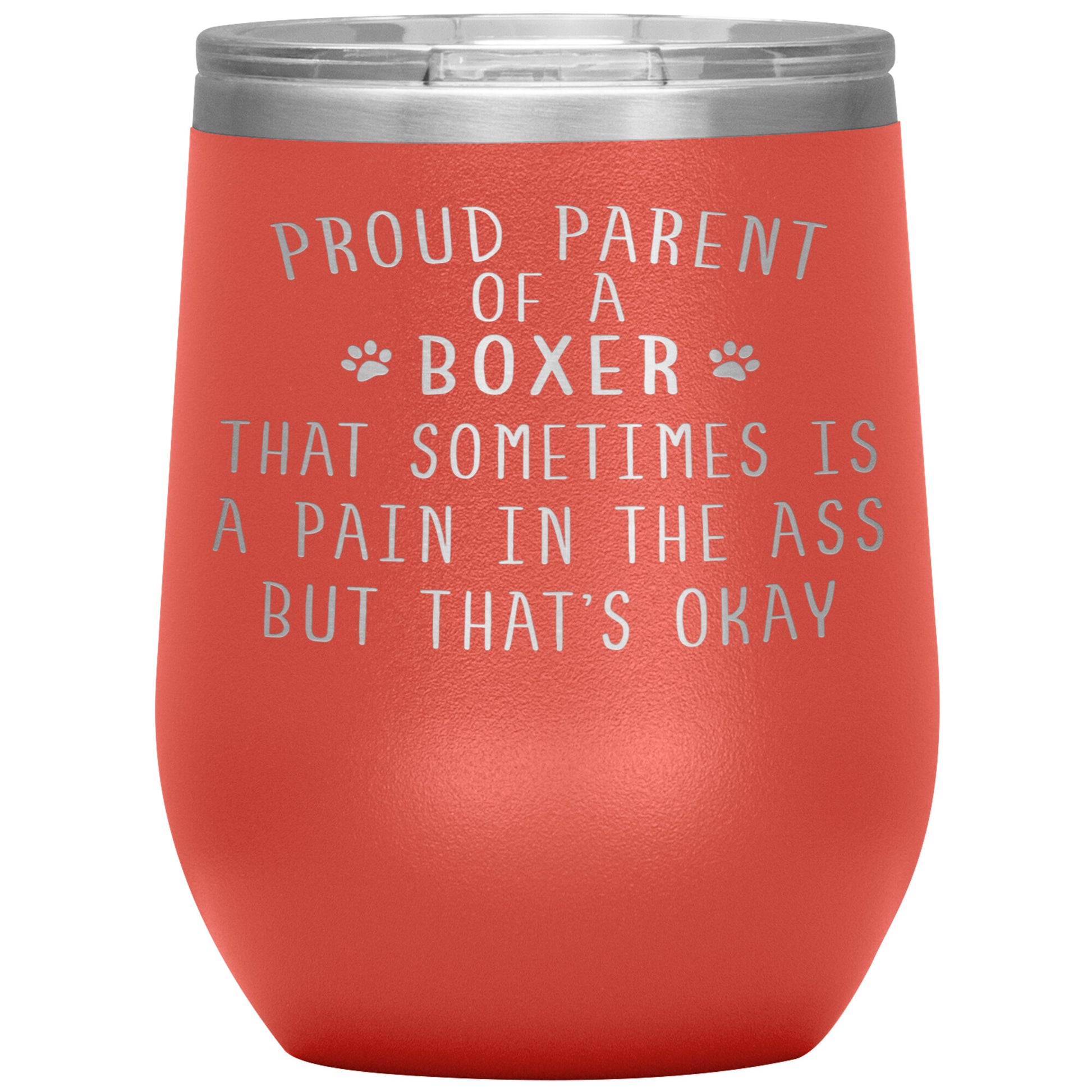 Proud Parent of a Boxer Tumbler