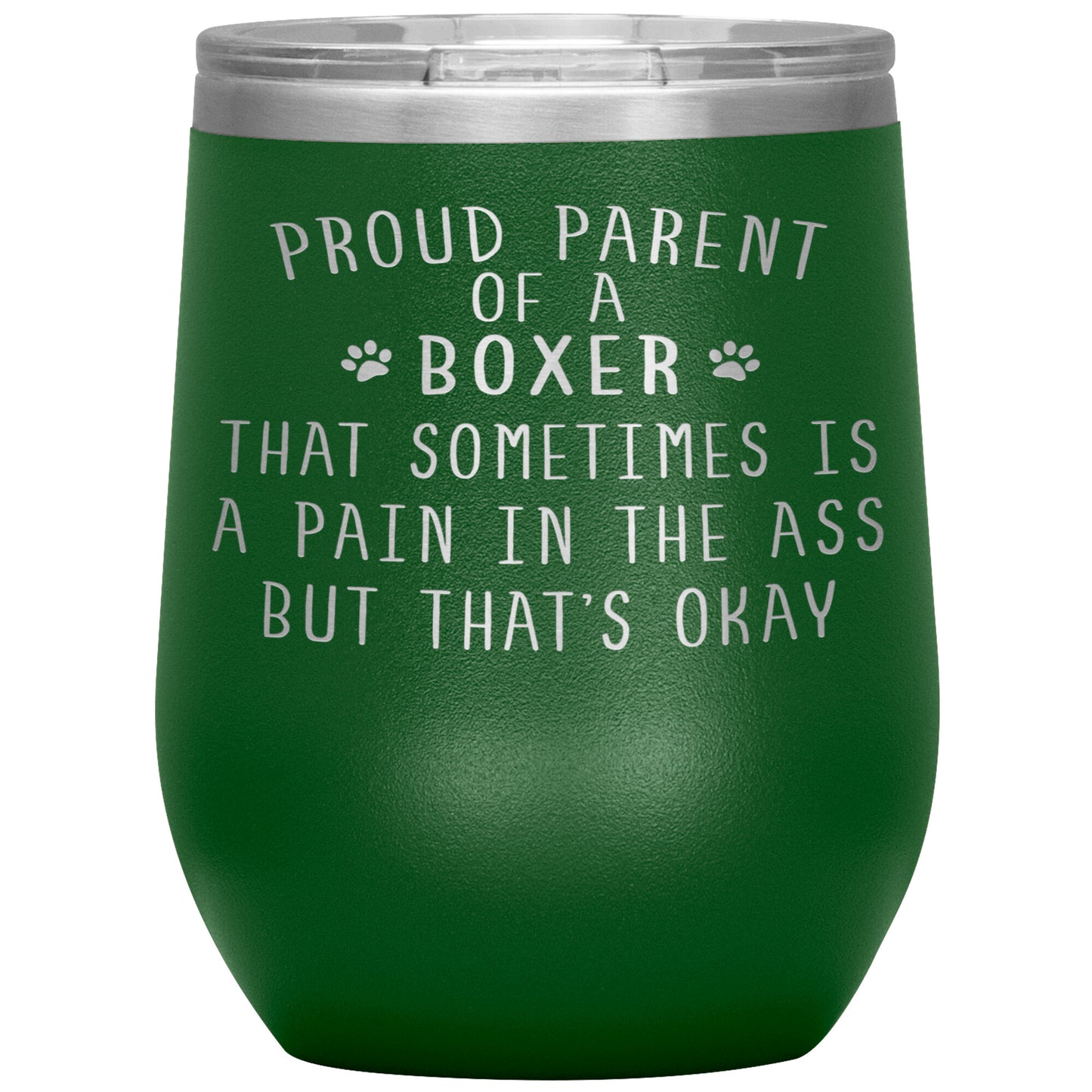 Proud Parent of a Boxer Tumbler