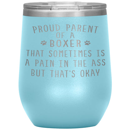 Proud Parent of a Boxer Tumbler