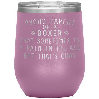 Proud Parent of a Boxer Tumbler