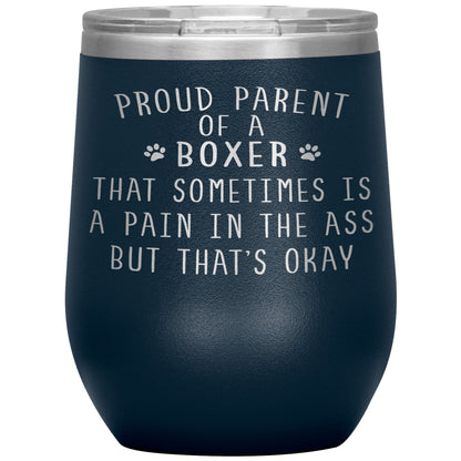 Proud Parent of a Boxer Tumbler