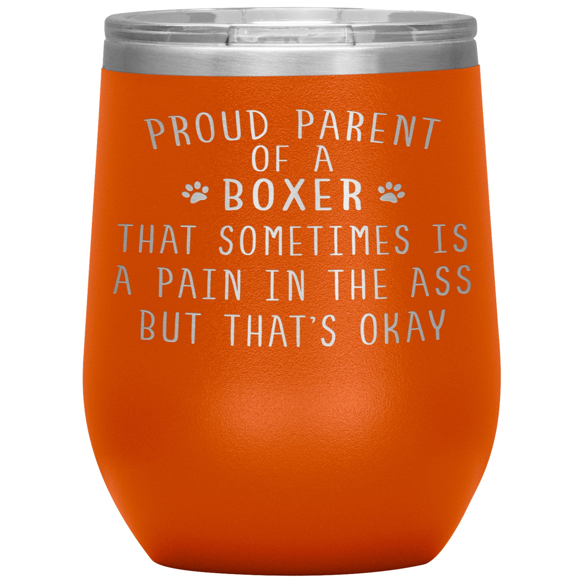 Proud Parent of a Boxer Tumbler