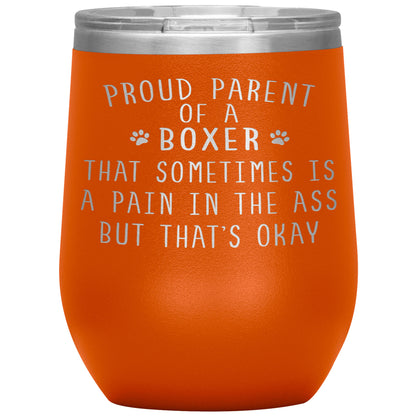 Proud Parent of a Boxer Tumbler