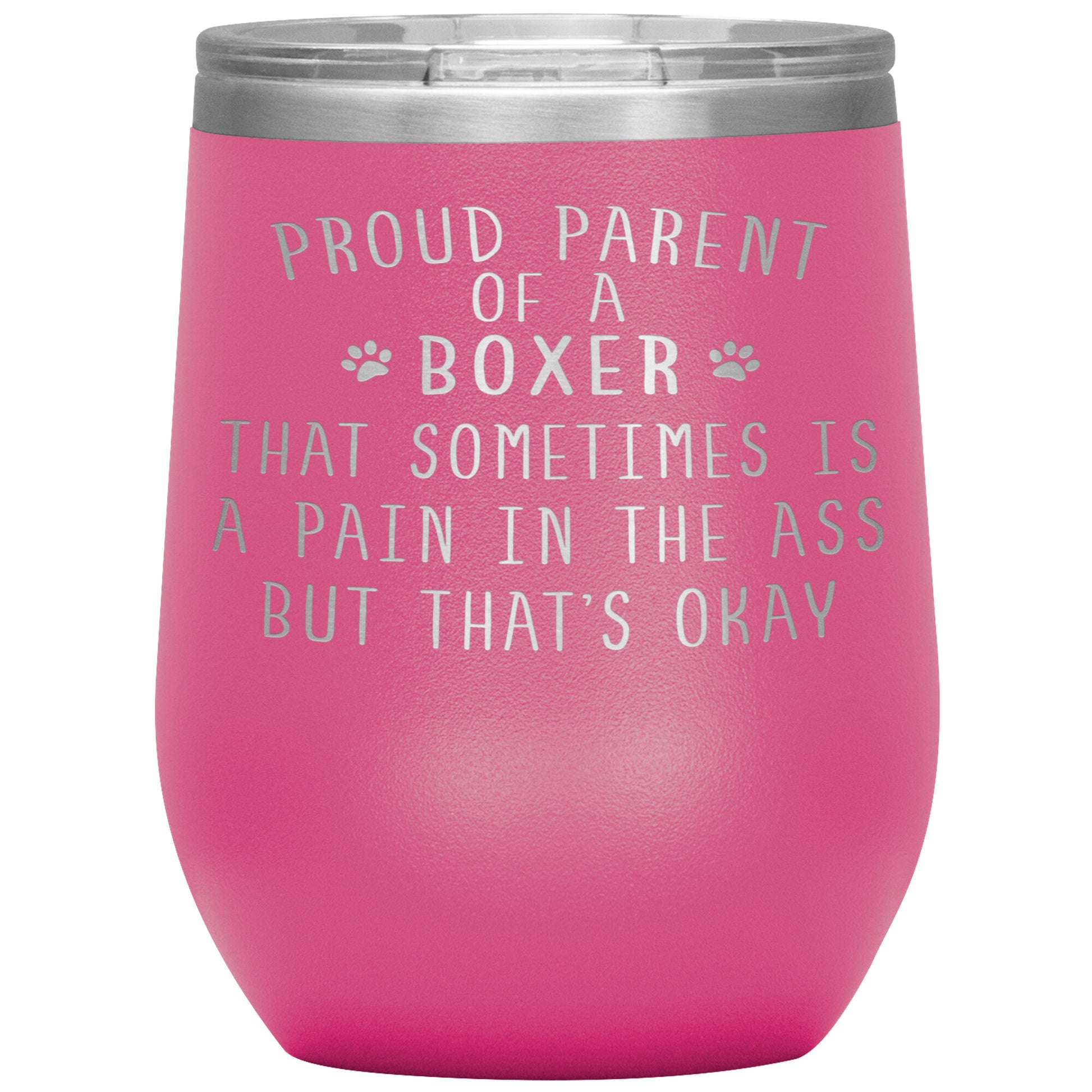 Proud Parent of a Boxer Tumbler