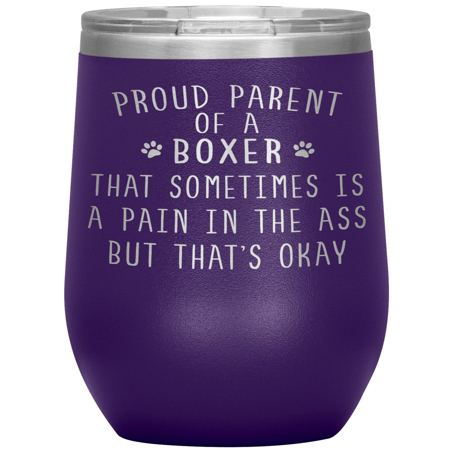 Proud Parent of a Boxer Tumbler