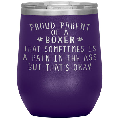 Proud Parent of a Boxer Tumbler