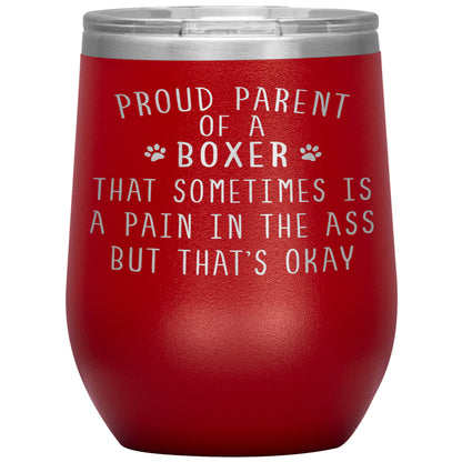 Proud Parent of a Boxer Tumbler