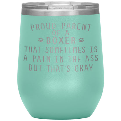 Proud Parent of a Boxer Tumbler