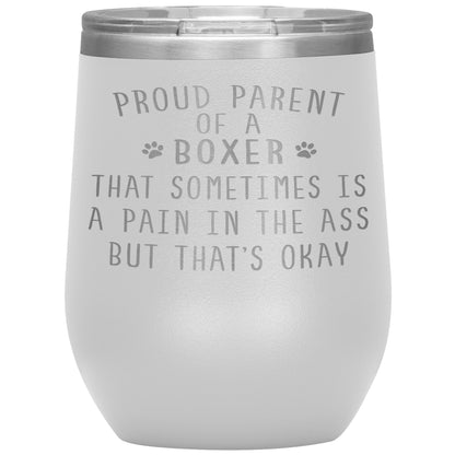 Proud Parent of a Boxer Tumbler