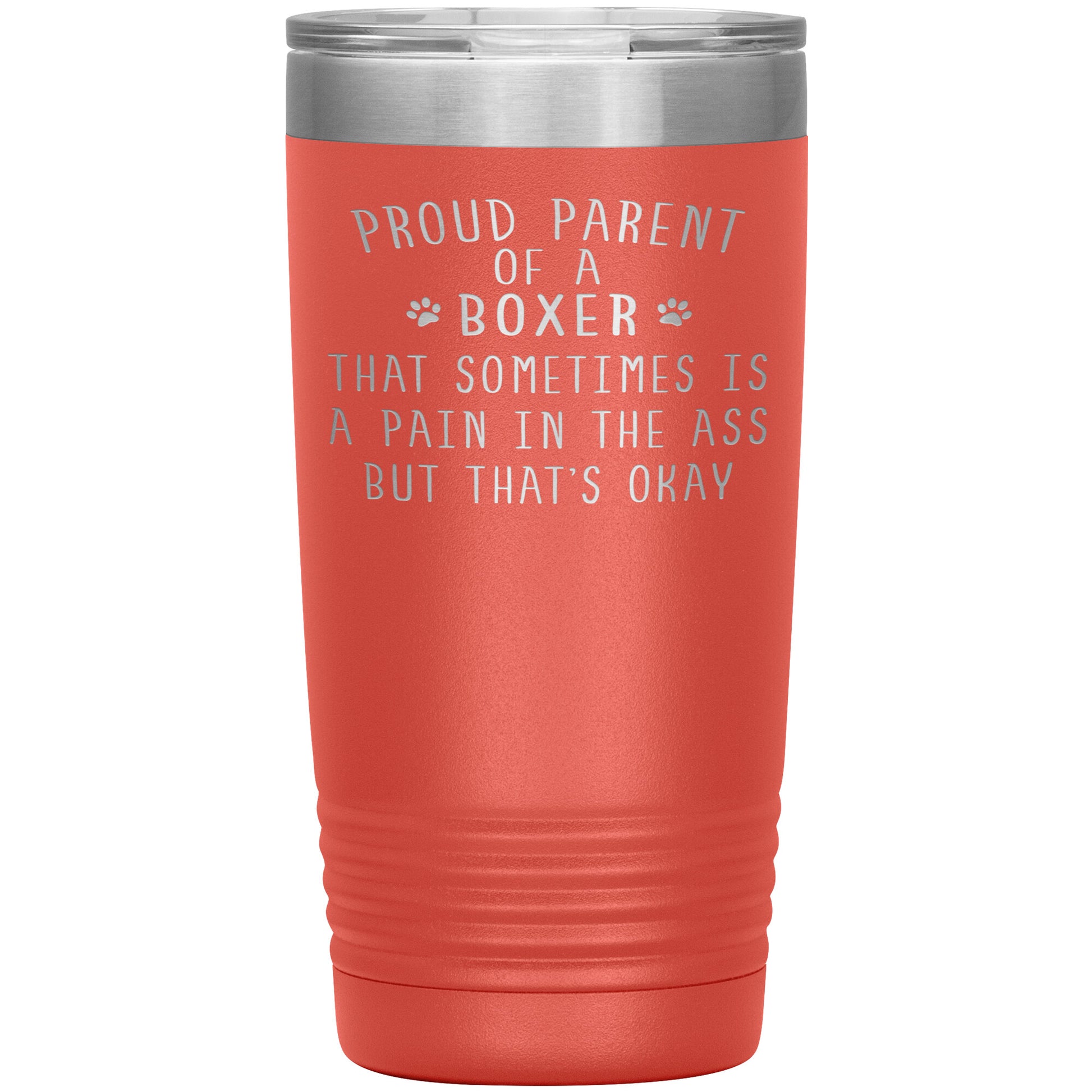 Proud Parent of a Boxer Tumbler