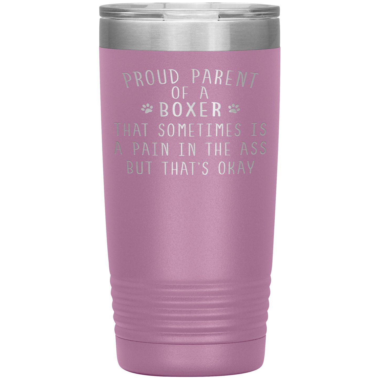 Proud Parent of a Boxer Tumbler