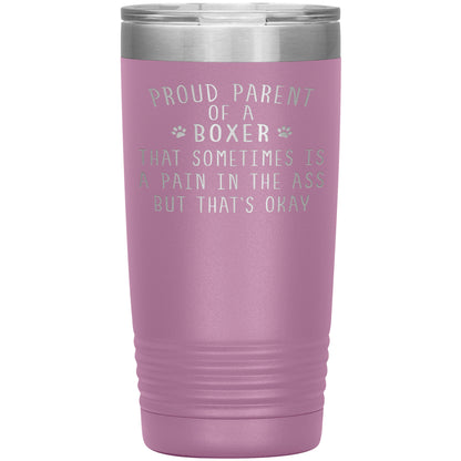 Proud Parent of a Boxer Tumbler