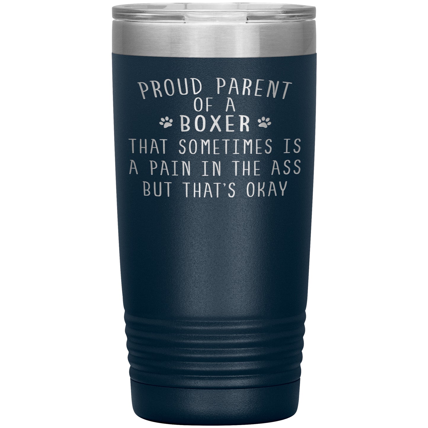 Proud Parent of a Boxer Tumbler