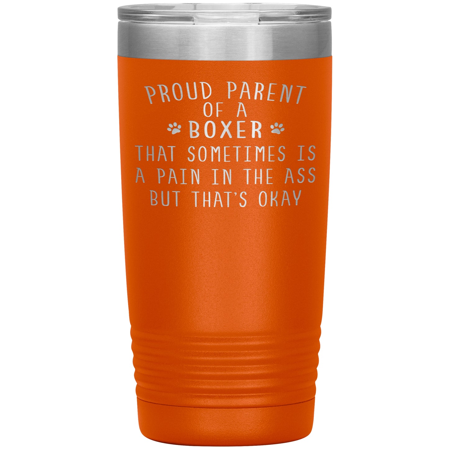 Proud Parent of a Boxer Tumbler