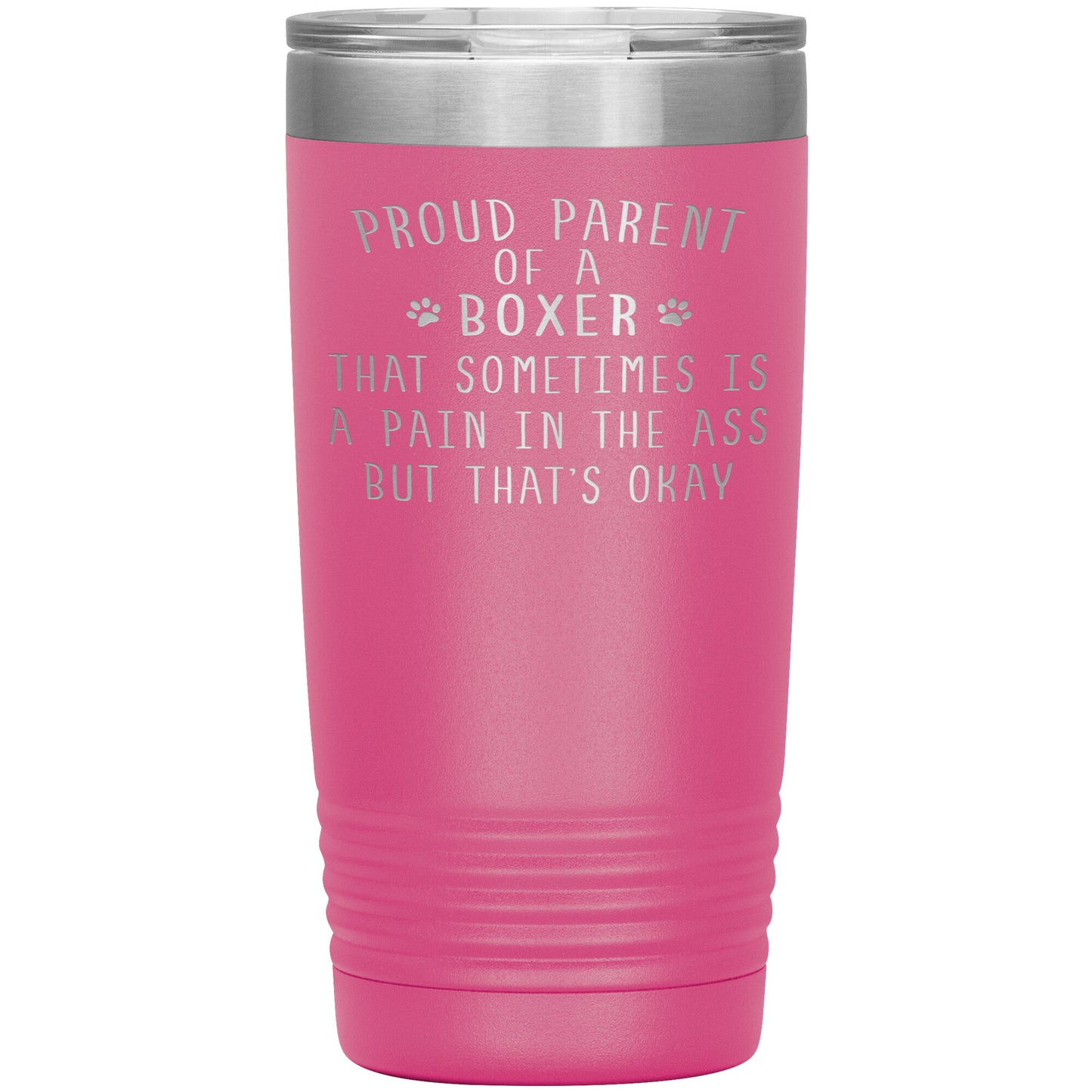 Proud Parent of a Boxer Tumbler