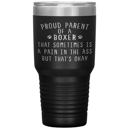 Proud Parent of a Boxer Tumbler