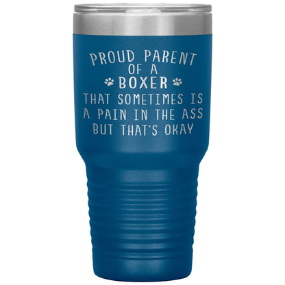 Proud Parent of a Boxer Tumbler