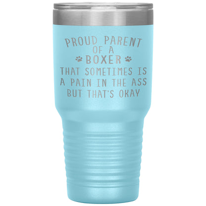 Proud Parent of a Boxer Tumbler