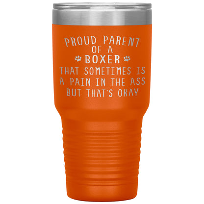 Proud Parent of a Boxer Tumbler