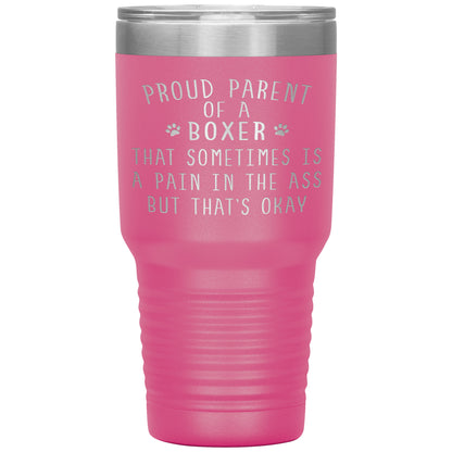 Proud Parent of a Boxer Tumbler