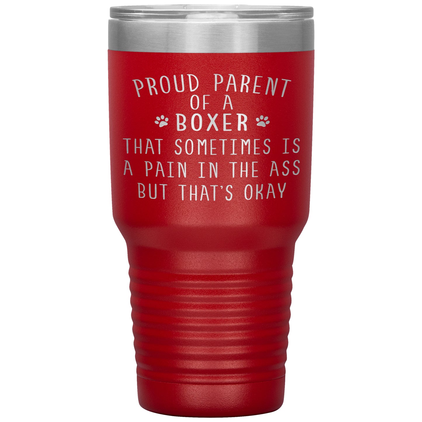 Proud Parent of a Boxer Tumbler