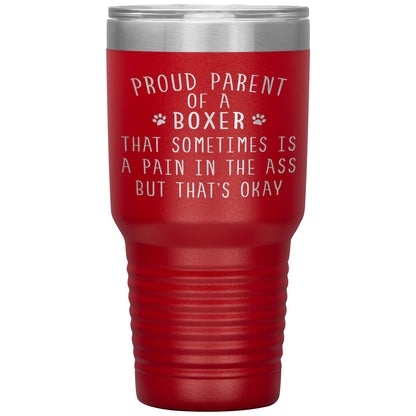 Proud Parent of a Boxer Tumbler