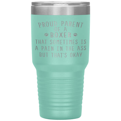 Proud Parent of a Boxer Tumbler