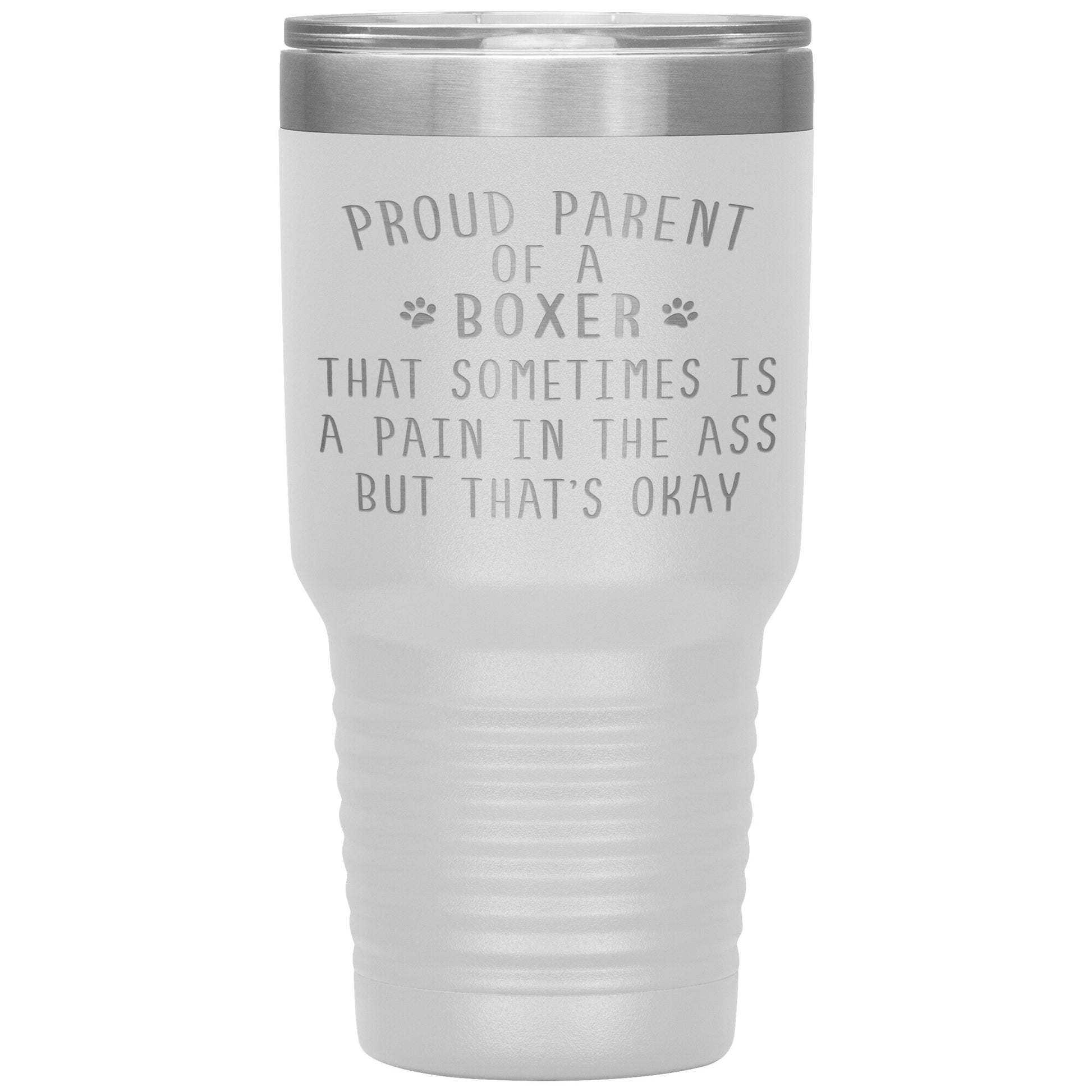 Proud Parent of a Boxer Tumbler