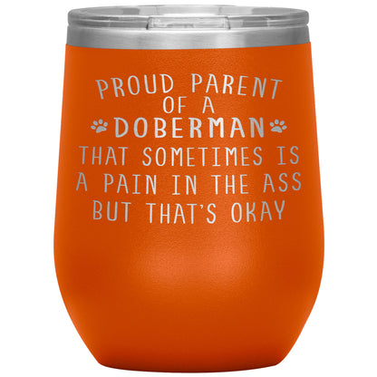 Proud Parent of a Doberman Tumbler
