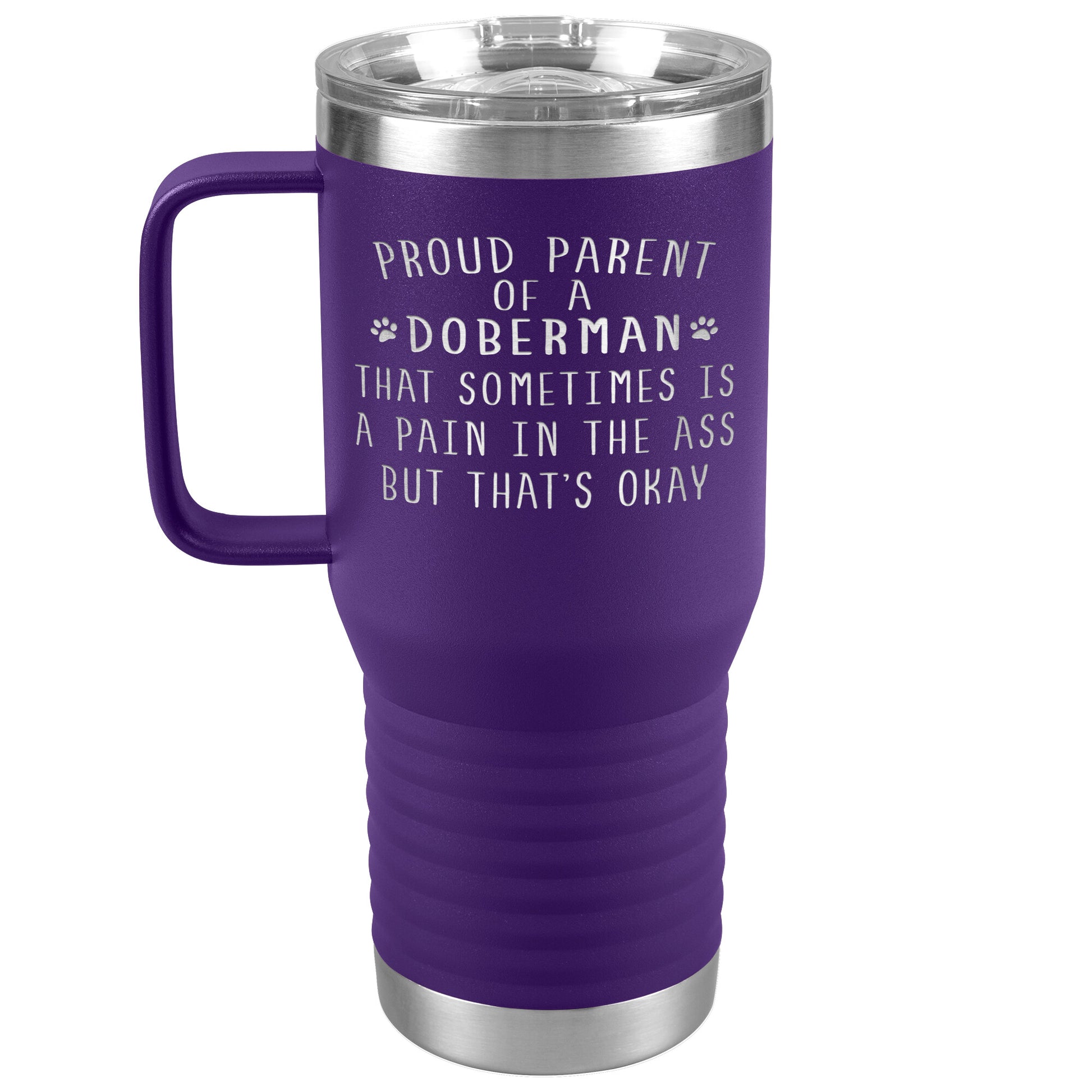 Proud Parent of a Doberman Tumbler